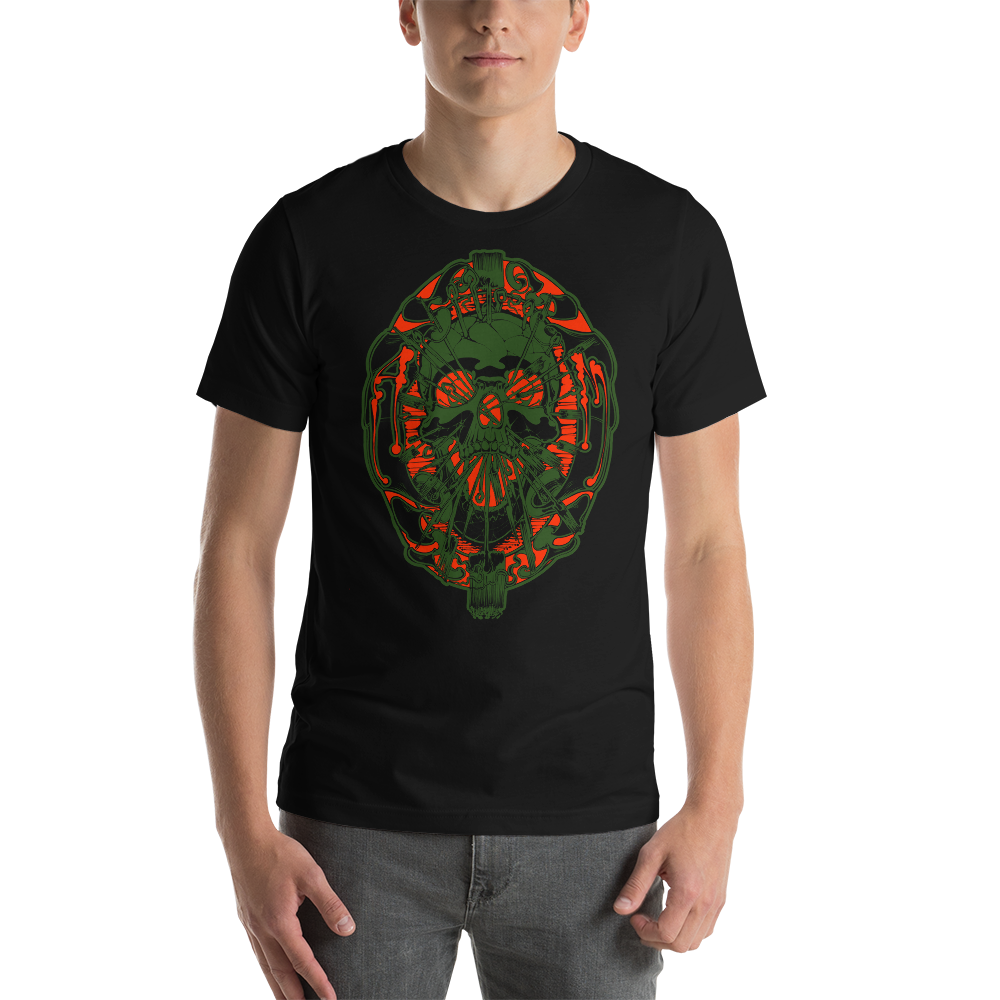 skull and mag unisex t-shirt limited edition color